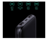 AUKEY 10000mAh USB-C, 2x USB-A PB-N73 BK - 1220008 - zdjęcie 4